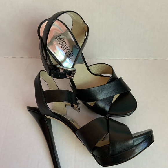 MICHAEL Michael Kors Shoes - Michael Kors black heel sandals